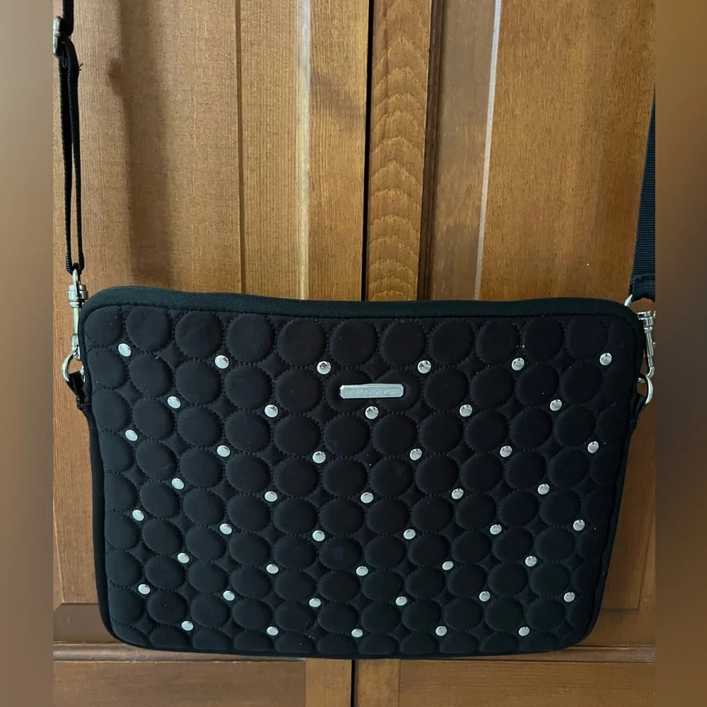 Rebecca Minkoff Black Quilted Computer Bag